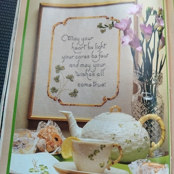 Creative Ideas for Living Magazine March 1986 Sewing Crafts Four Leaf Clover - Picture 5 of 6